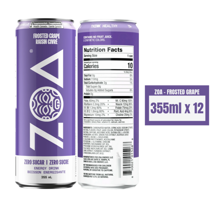 ZOA - Frosted Grape 355ml x 12