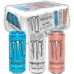 Monster Ultra Variety Pack (Zero, Blue Hawaiian, Peachy Keen) – 24 Pack