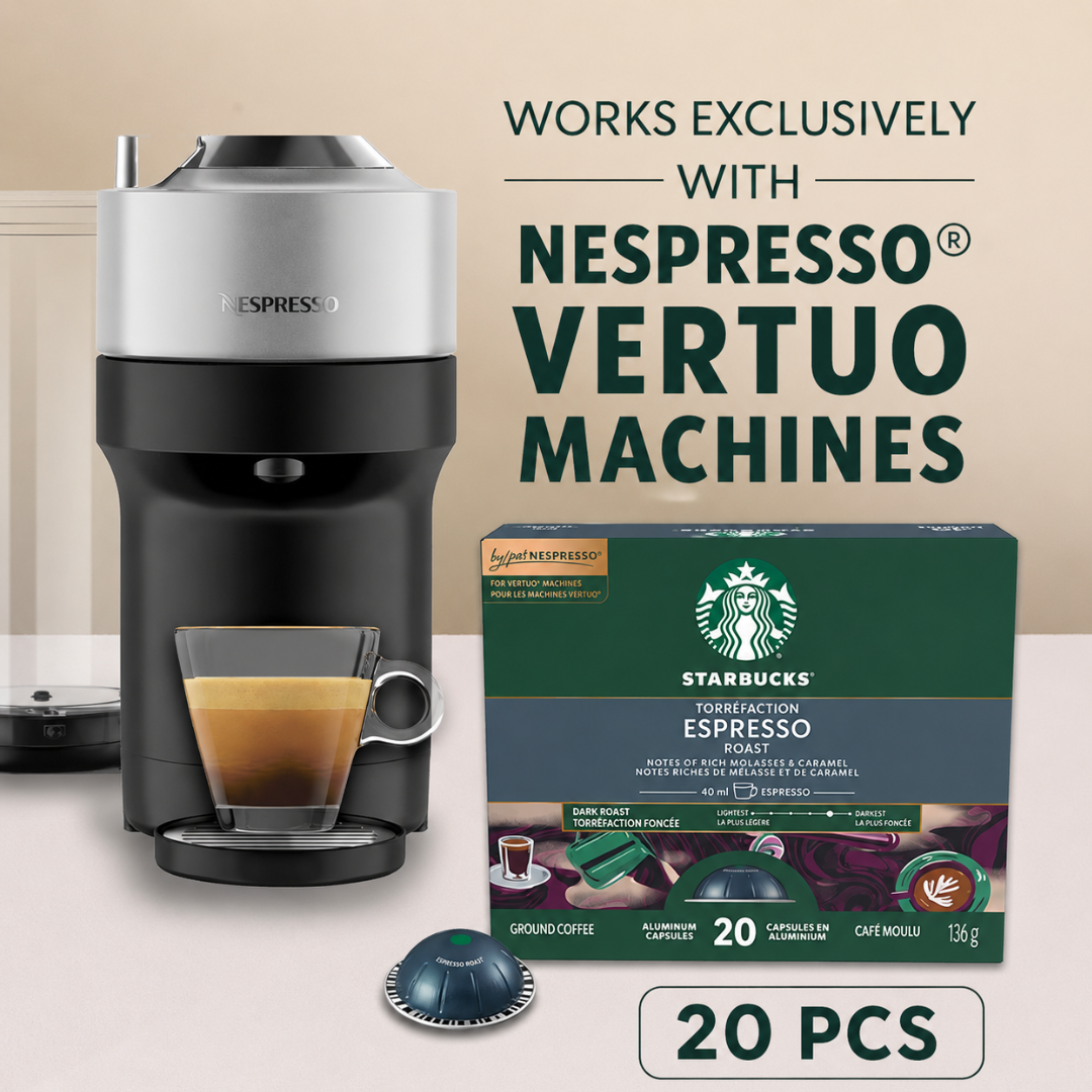 Single Starbucks Espresso Roast Vertuo capsule
