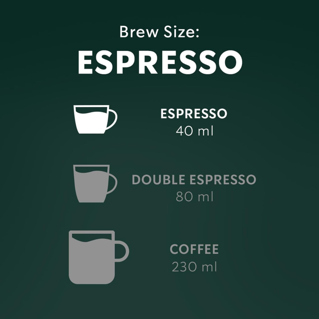 Starbucks Espresso Roast Vertuo pods box angle view